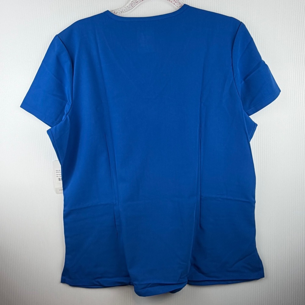 Beyond Scrubs Unity V-Neck Top Royal Blue Nursing Medical Uniform Large SBT107 - Picture 11 of 11